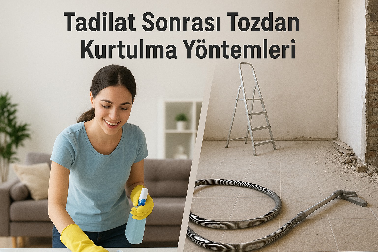 Tadilat Sonrası Tozdan Kurtulma Yöntemleri Mersin Tuğbam Temizlik