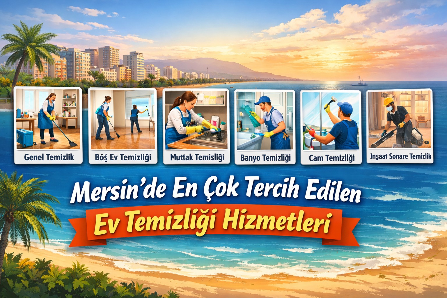 Mersin de En Çok Tercih Edilen Ev Temizliği Hizmetleri