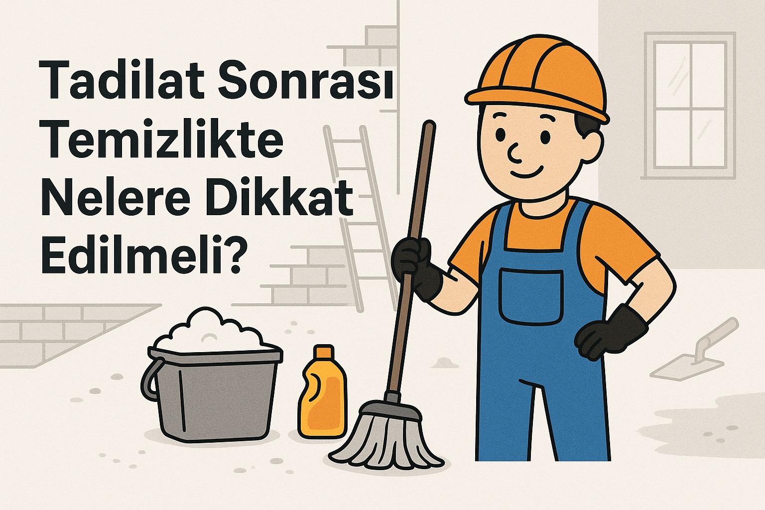 Tadilat Sonrası Temizlikte Nelere Dikkat Edilmeli? Mersin Tuğbam Temizlik 2025