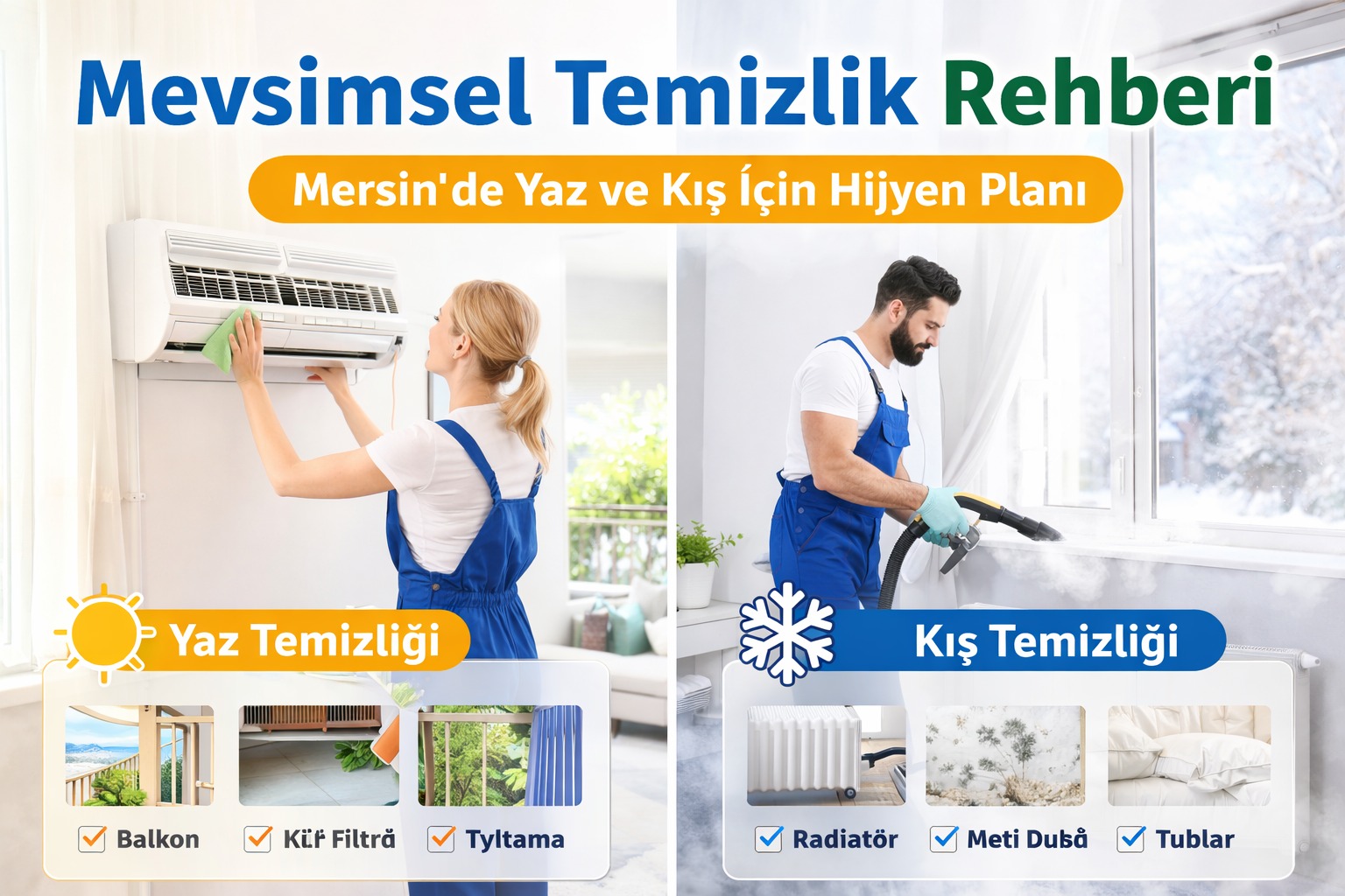 Mevsimsel Temizlik Rehberi 