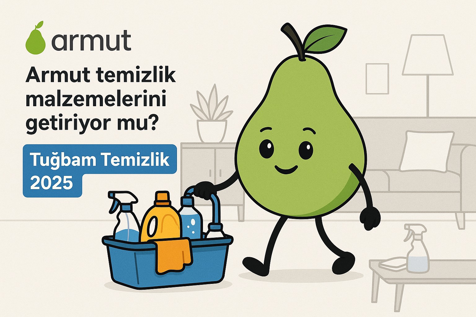 Armut Temizlik Malzemelerini Getiriyor mu? Mersin Tuğbam Temizlik 2025