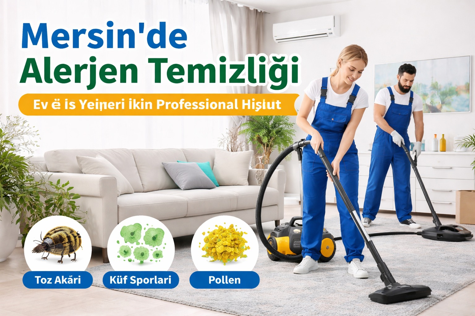 Alerjen Temizliği Ev ve İş Yerleri İçin Profesyonel Rehber