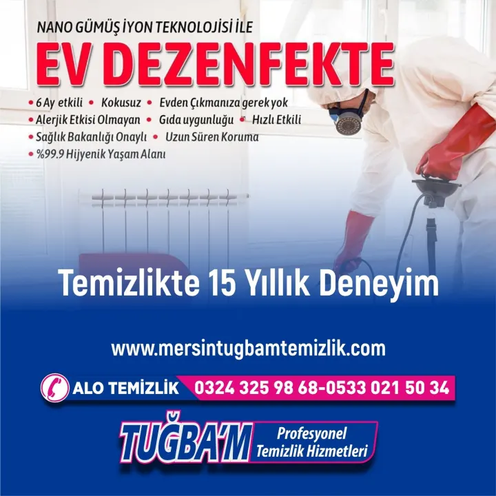 Mersin Dezenfeksiyon ve Hijyen Uygulamaları